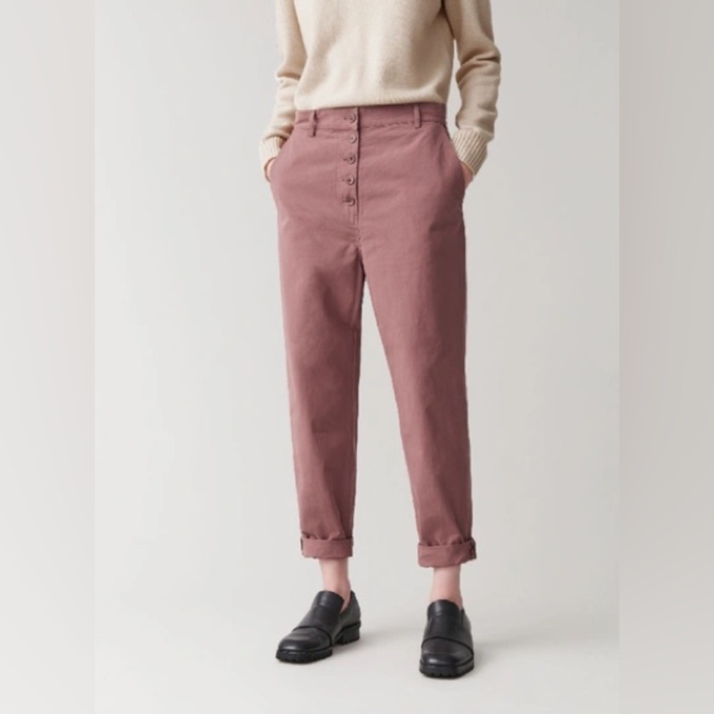 COS Button-Up Chinos Pants Size 4 NWOT